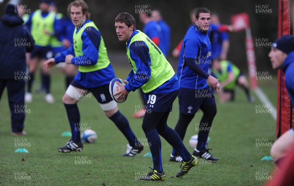 07.02.11 - Wales Rugby Training - Rhys Priestland during training. 