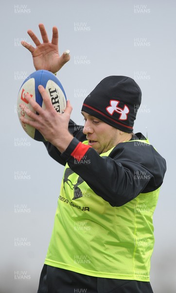 070213 - Wales Rugby Training -Ryan Jones during training