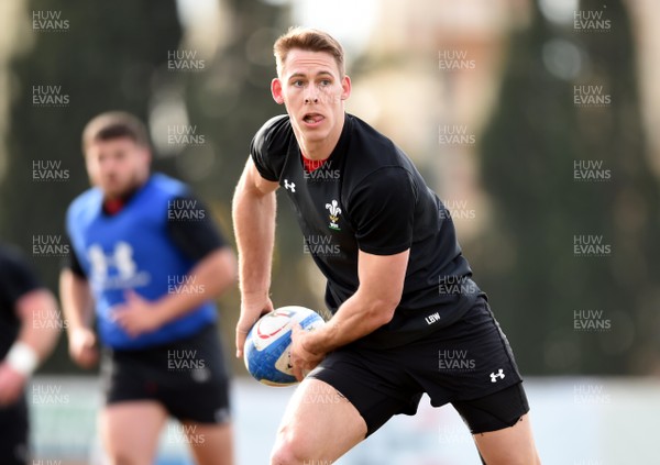 070219 - Wales Rugby Training - Liam Williams during training
