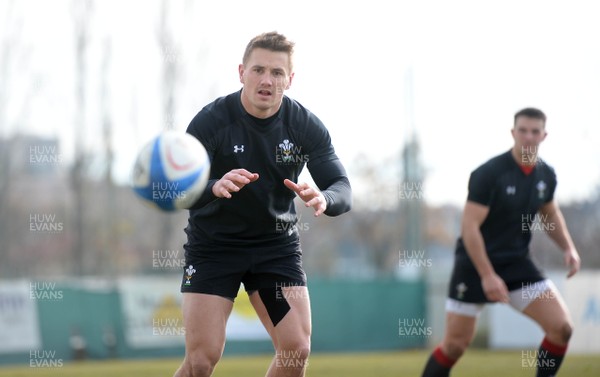 070219 - Wales Rugby Training - Jonathan Davies during training