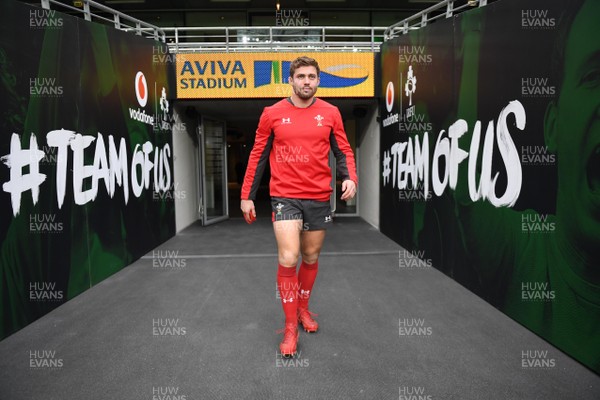070220 - Wales Rugby Training - Leigh Halfpenny at the Aviva Stadium
