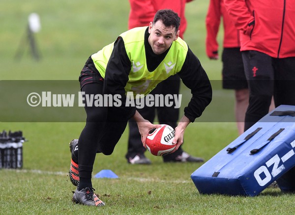 070222 - Wales Rugby Training - Tomos Williams during training