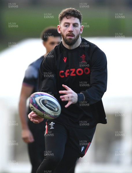 070223 - Wales Rugby Training - Alex Cuthbert during training