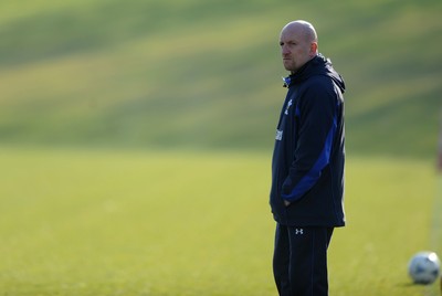 07.03.11 - Wales Rugby Training - Wales defence coach Shaun Edwards during training. 
