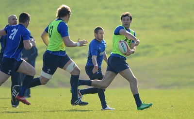 07.03.11 - Wales Rugby Training - Mike Phillips during training. 