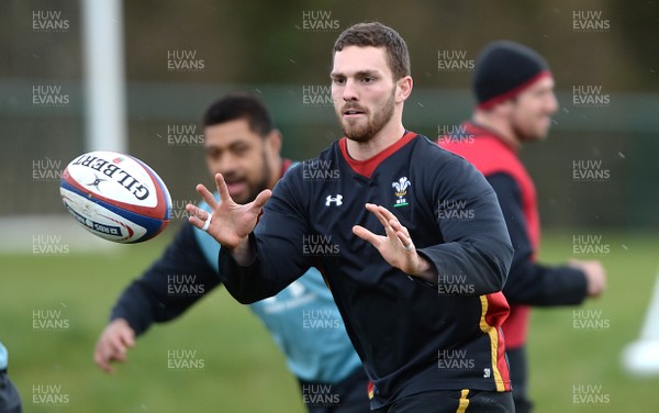 070316 - Wales Rugby Training -George North during training