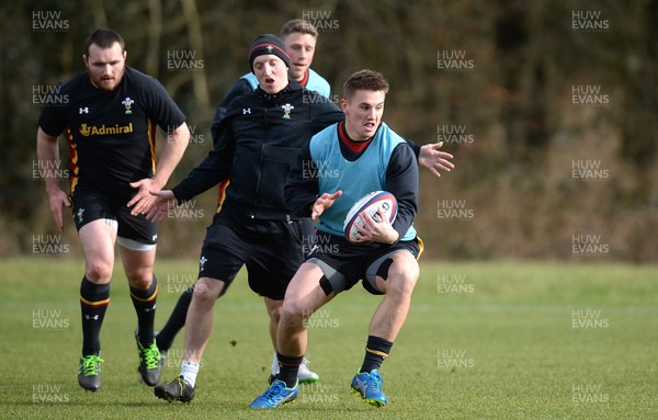 070316 - Wales Rugby Training -Jonathan Davies during training