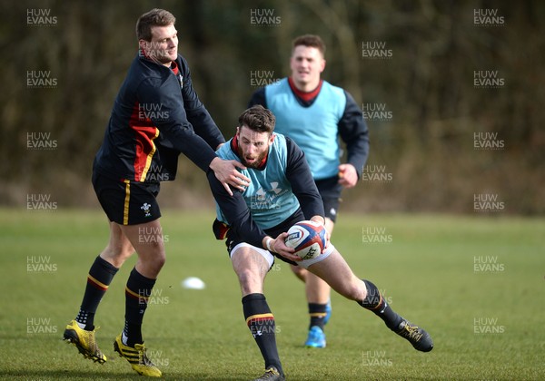 070316 - Wales Rugby Training -Alex Cuthbert during training