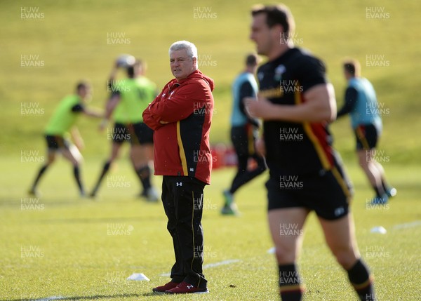 070316 - Wales Rugby Training -Warren Gatland during training