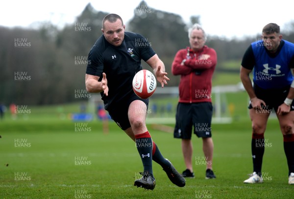070319 - Wales Rugby Training - Ken Owens during training
