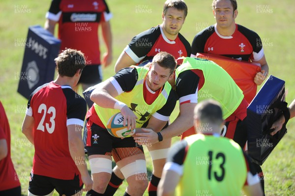 070612 - Wales Rugby Training -Dan Lydiate during training