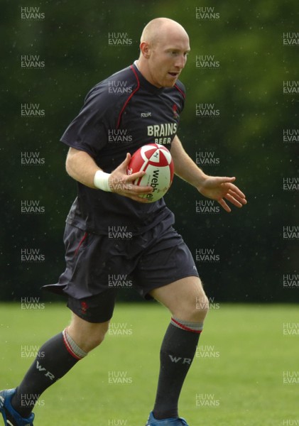 07.08.07 - Wales Rugby Training - Tom Shanklin during training 