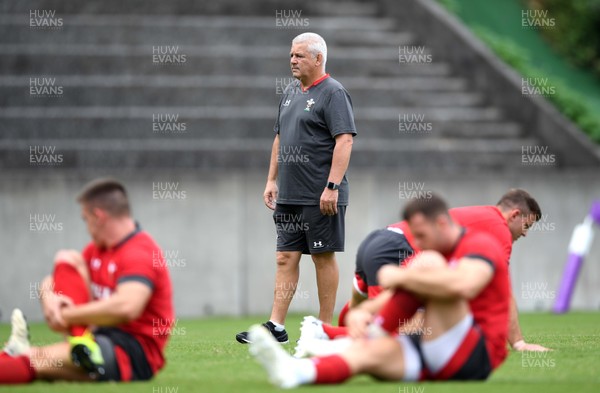 071019 - Wales Rugby Training - Warren Gatland during training