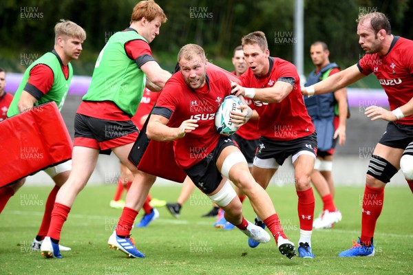 071019 - Wales Rugby Training - Ross Moriarty during training