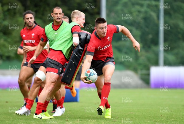 071019 - Wales Rugby Training - Josh Adams during training