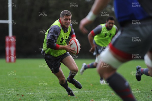 071113 - Wales Rugby Training -Rhys Priestland during training