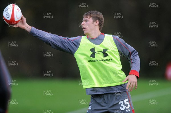 071113 - Wales Rugby Training -Liam Williams during training