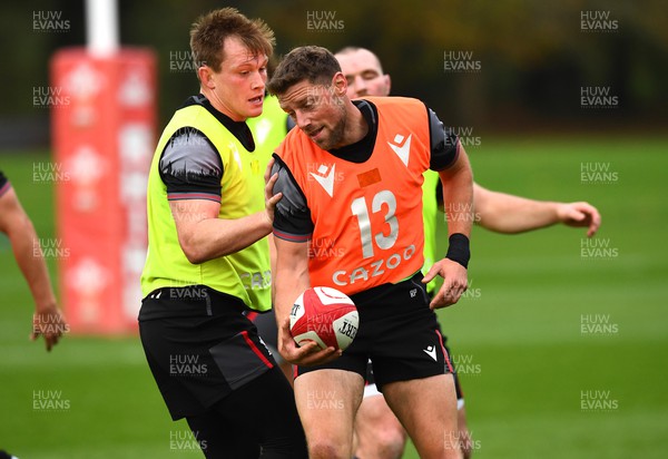 071122 - Wales Rugby Training - Rhys Priestland during training