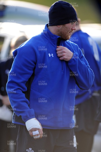 08.02.11 - Wales Rugby Training - Morgan Stoddart during training. 