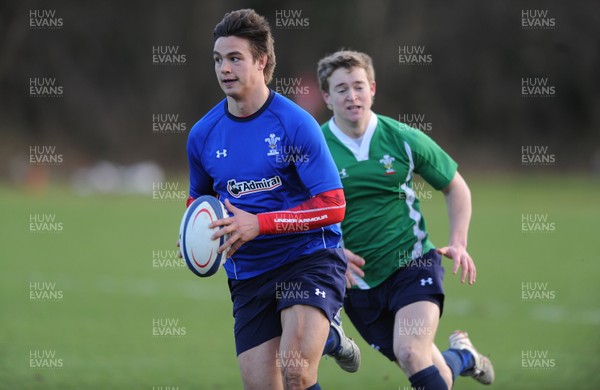 08.02.11 - Wales Rugby Training - Chris Czekaj during training. 