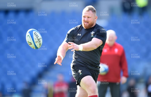 080219 - Wales Rugby Training - Samson Lee during training