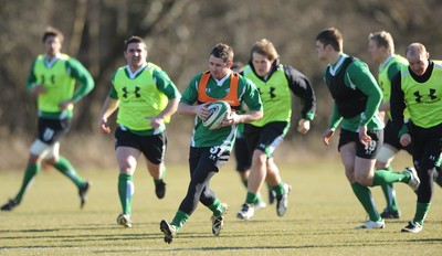 08.03.10 - Wales Rugby Training - Shane Williams during training. 