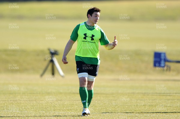 08.03.10 - Wales Rugby Training - Gareth Delve in action during training. 