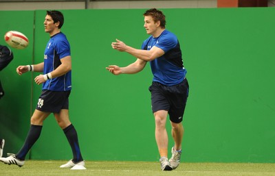 08.03.11 - Wales Rugby Training - Jonathan Davies during training. 
