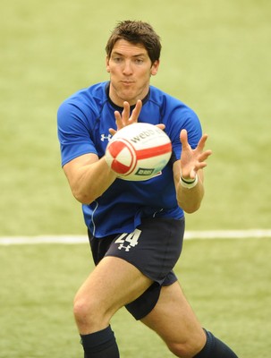 08.03.11 - Wales Rugby Training - James Hook during training. 