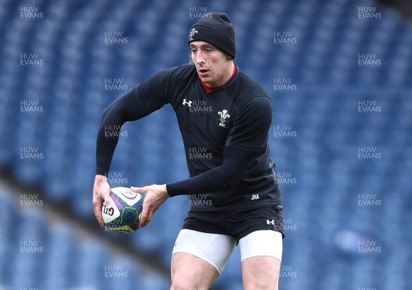 080319 - Wales Rugby Training - Josh Adams during training