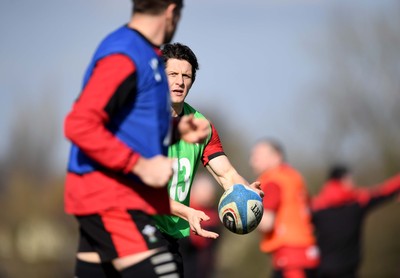 080321 - Wales Rugby Training - Lloyd Williams during training