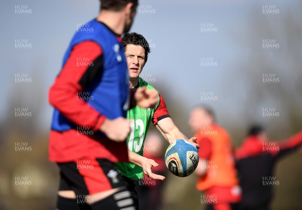 080321 - Wales Rugby Training - Lloyd Williams during training