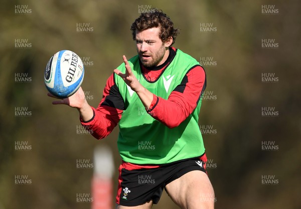 080321 - Wales Rugby Training - Leigh Halfpenny during training