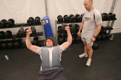 08.05.08 Sport... Andy Williams during Wales team training in Wexford.  