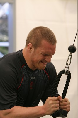08.05.08 Sport... Gethin Jenkins during Wales team training in Wexford.  