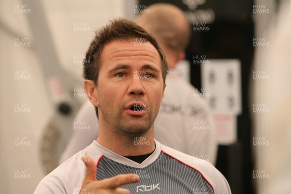 08.05.08 Sport... New Wales Conditioning Coach Craig White working with the Wales team in Wexford.  