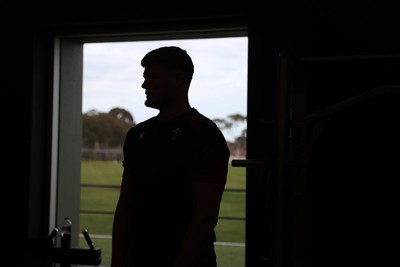 080724 - Wales Rugby Training in the week ahead of their second test against Australia in Melbourne - Taine Plumtree during training