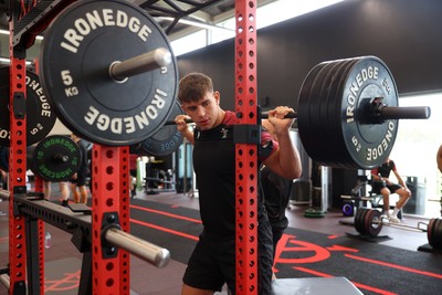 080724 - Wales Rugby Training in the week ahead of their second test against Australia in Melbourne - Dafydd Jenkins during training