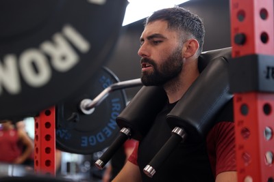 080724 - Wales Rugby Training in the week ahead of their second test against Australia in Melbourne - Cory Hill during training