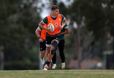 080724 - Wales Rugby Training in the week ahead of their second test against Australia in Melbourne - Dafydd Jenkins during training