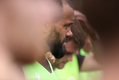 080725 - Wales Rugby Training in the final week of their tour to Japan - Josh Macleod during training