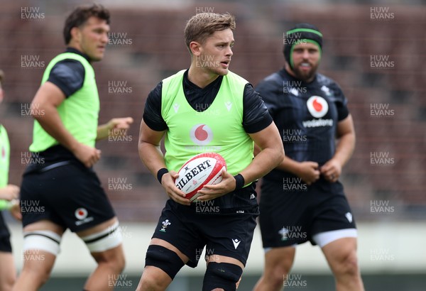 080725 - Wales Rugby Training in the final week of their tour to Japan - Alex Mann during training