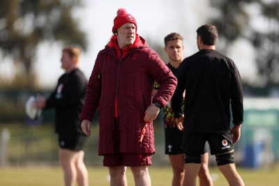 080726 - Wales Rugby train in Argentina for their second game of the Nations Championship - Steve Tandy, Head Coach during training