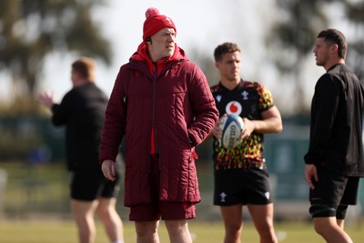 080726 - Wales Rugby train in Argentina for their second game of the Nations Championship - Steve Tandy, Head Coach during training