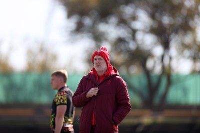 080726 - Wales Rugby train in Argentina for their second game of the Nations Championship - Steve Tandy, Head Coach during training