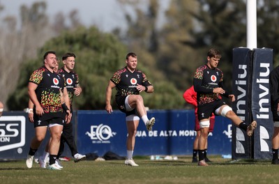 080726 - Wales Rugby train in Argentina for their second game of the Nations Championship - Dewi Lake during training