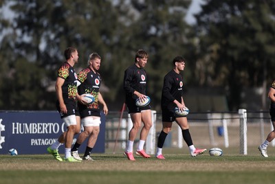 080726 - Wales Rugby train in Argentina for their second game of the Nations Championship - Ellis Mee during training