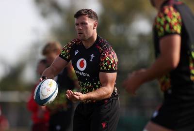 080726 - Wales Rugby train in Argentina for their second game of the Nations Championship - Mason Grady during training