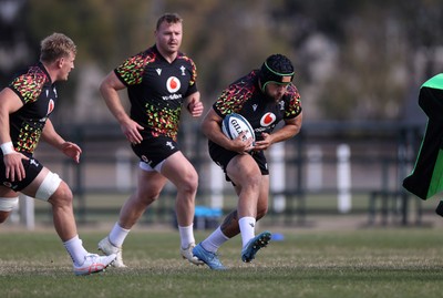 080726 - Wales Rugby train in Argentina for their second game of the Nations Championship - Nicky Smith during training