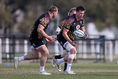 080726 - Wales Rugby train in Argentina for their second game of the Nations Championship - Adam Beard during training